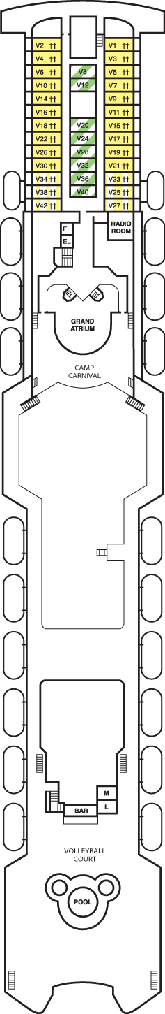 Carnival - Verandah Deck