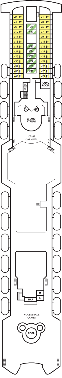 Carnival - Verandah Deck