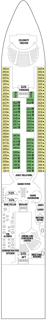 Celebrity - Plaza Deck