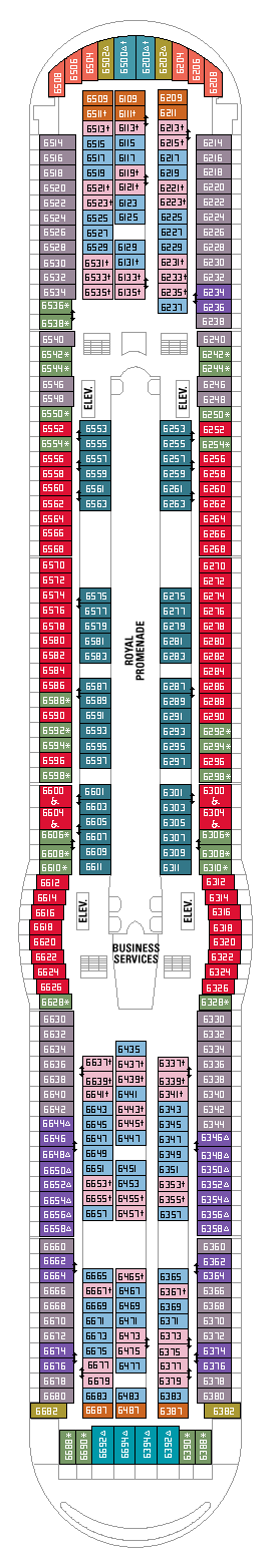 Royal Caribbean - Deck Six