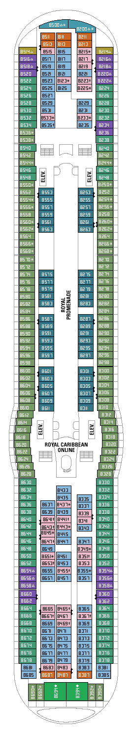 Royal Caribbean - Deck Eight