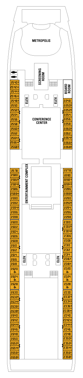Royal Caribbean - Deck Two