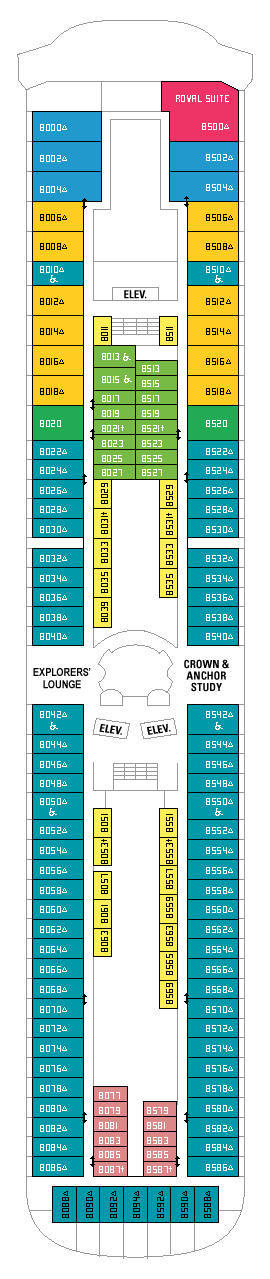 Royal Caribbean - Deck Eight